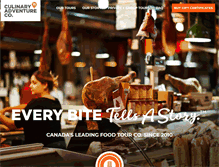 Tablet Screenshot of culinaryadventureco.com